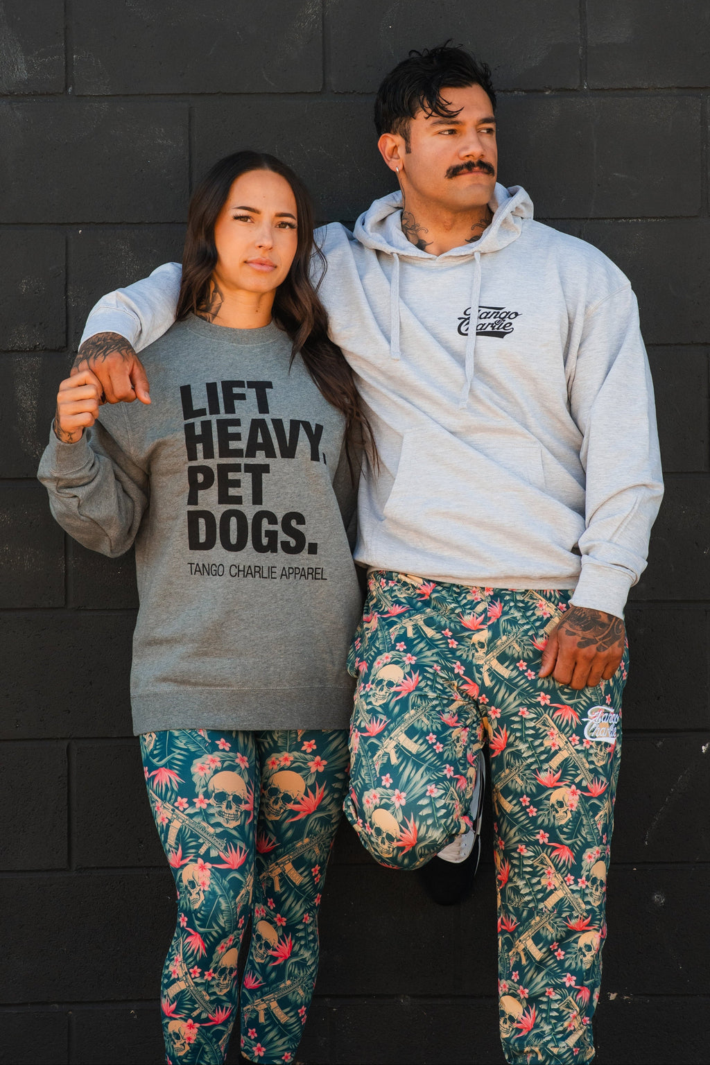 Lift Heavy. Pet Dogs. - Crewneck